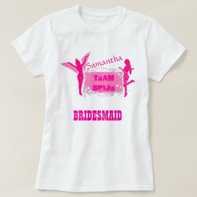 Camiseta Madre de la soltera de la novia (Diseño del anverso)