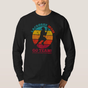 Camiseta Madre de Lacrosse Sin Idea de lo que Está Pasando
