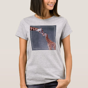Camiseta Madre de las imágenes el de Getty y jirafa del