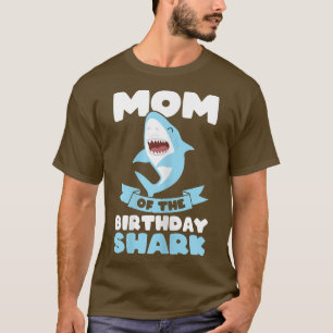 Camiseta Madre de las mujeres cumpleaños del tiburón