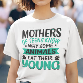 Camiseta Madre de los adolescentes graciosa y sarcástica ir