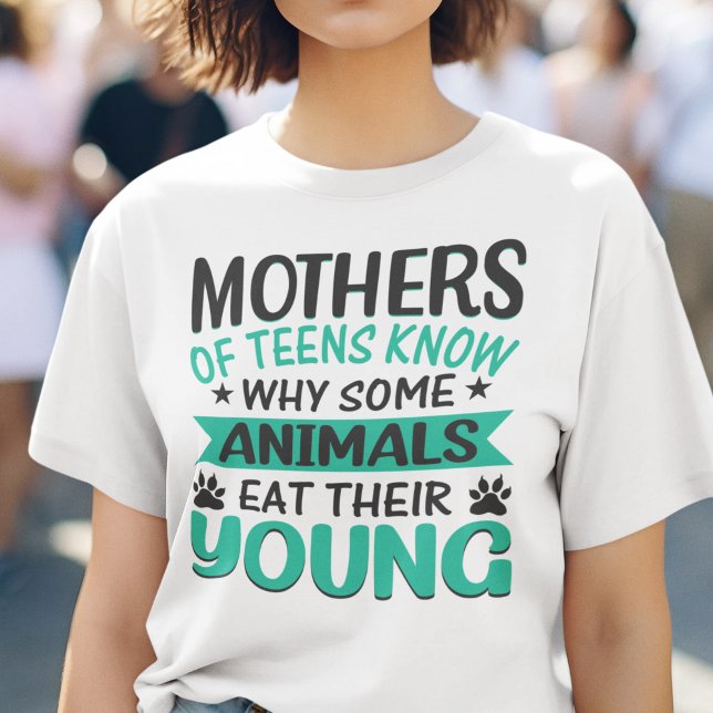 Camiseta Madre de los adolescentes graciosa y sarcástica ir (Subido por el creador)