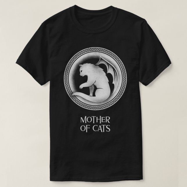 Camiseta Madre de los gatos (Diseño del anverso)