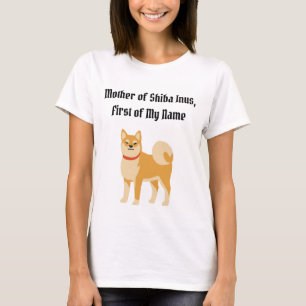 Camiseta Madre de los inus shiba, primero mi nombre