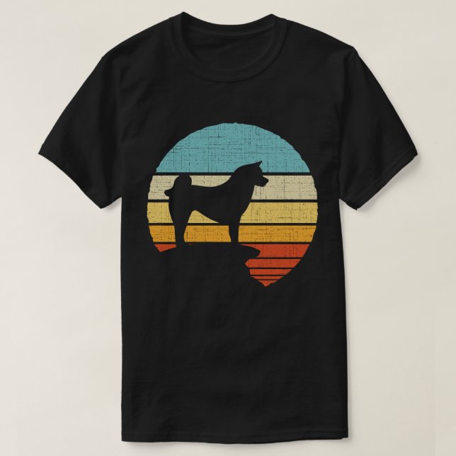 Camiseta Madre de mamá amante de los perros Akita (Diseño del anverso)