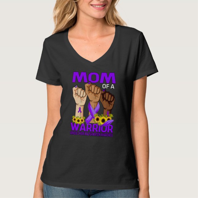 Camiseta Madre De Mano De Una Malformación De Arnold Chiari (Anverso)