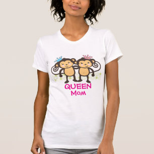 Camiseta Madre de monos gemelos