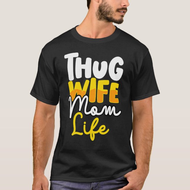 Camiseta Madre de mujer matona vida gangsta cita del día de (Anverso)
