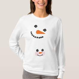 Camiseta Madre de nieve y bebé por Leslie Harlow