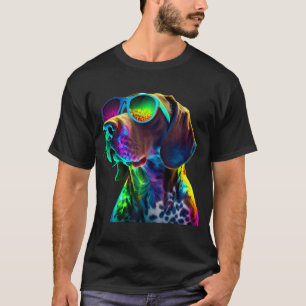 Camiseta Madre de papá, divertida chica del puntero del Sho