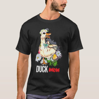 Camiseta Madre de pato de mujer madre mami granja animal gr
