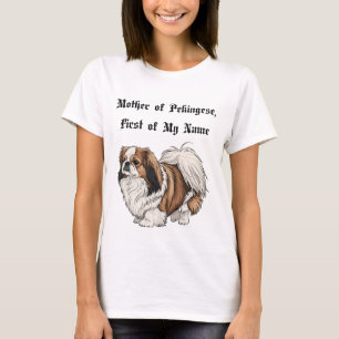 Camiseta Madre de Pekinés, Primera de Mi Nombre