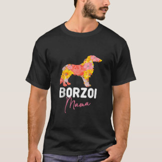 Camiseta Madre De Perro Borzoi Dueño De La Flor De Los Padr