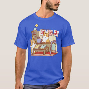 Camiseta Madre de perro corgi japonesa lindo papá