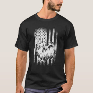 Camiseta Madre de perro de la bandera norteamericana maltes