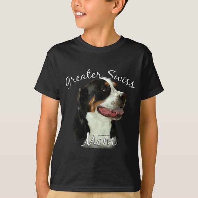 Camiseta Madre de perro de montaña suiza 2 (Anverso)