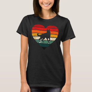 Camiseta Madre de perro del atardecer del Pastor Alemán