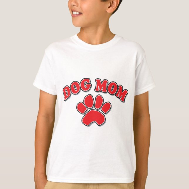 Camiseta Madre de perro del día de la madre (Anverso)