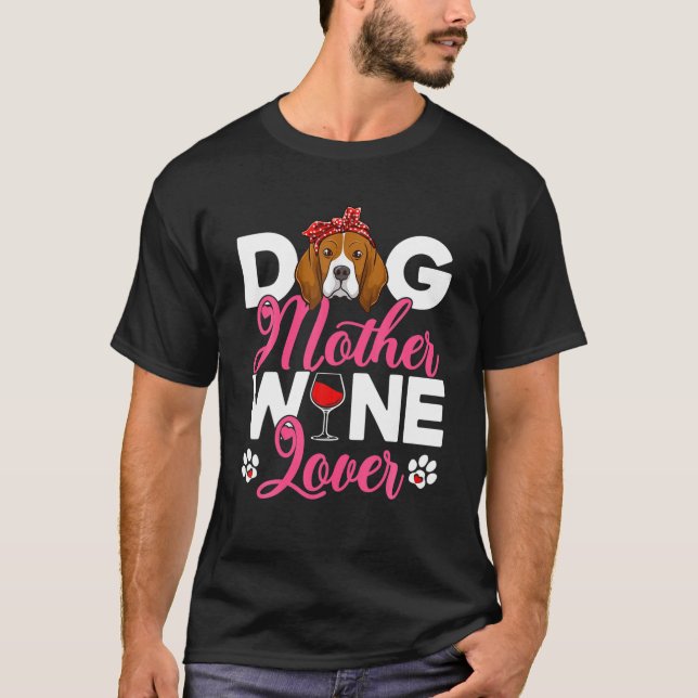 Camiseta Madre de perro encantada Beagle Dog Day (Anverso)