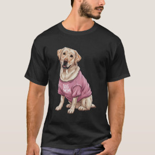 Camiseta Madre de perro labrador retriever lindo amante de