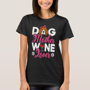 Camiseta Madre de perro linda beagle Día de la madre de per