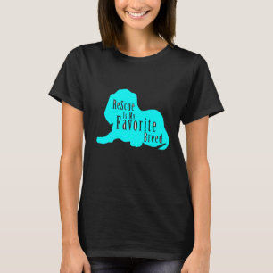 Camiseta Madre de perro rescató animales rescate animal Sal