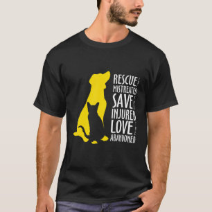 Camiseta Madre de perro rescató animales rescate animal Sal