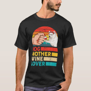 Camiseta Madre de perro retro ama al perro esquimal america