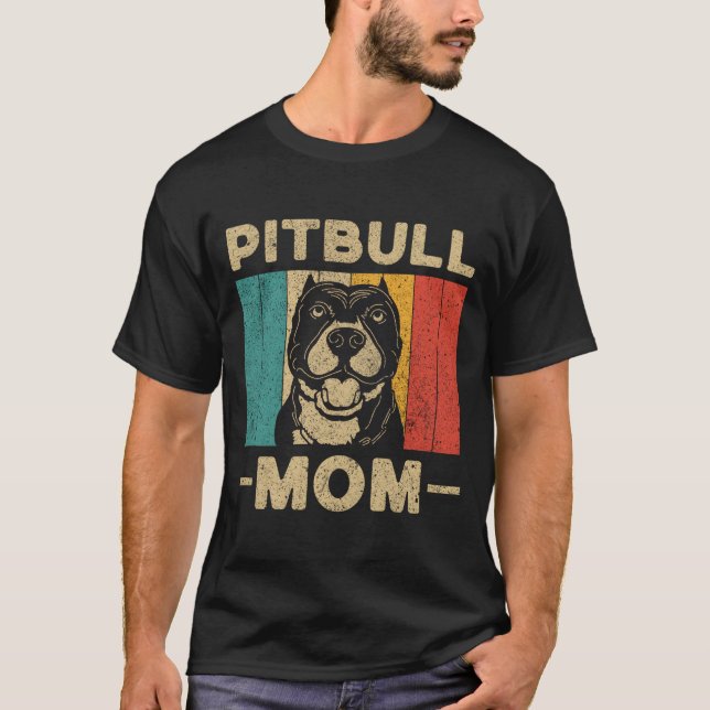 Camiseta Madre de Pitbull Dueña de Pitbull (Anverso)