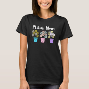 Camiseta Madre De Planta Cuta Para Mujeres