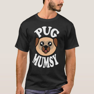 Camiseta Madre de Pug Adorable
