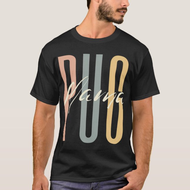 Camiseta Madre de Pugs (Anverso)