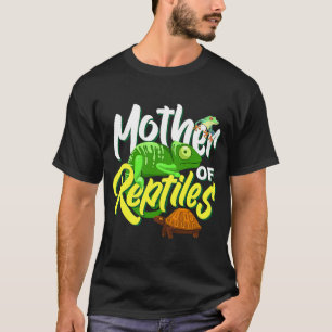 Camiseta Madre de Reptiles Turtle Gecko Snake Lizard Mothe