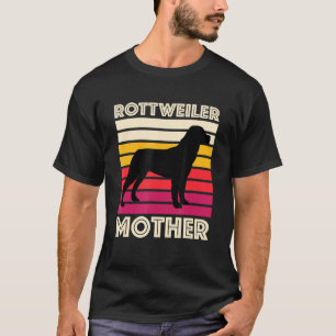 Camiseta Madre de rottweiler madre de perro vintage amante