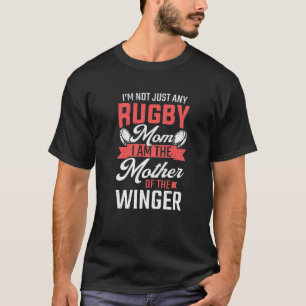 Camiseta Madre De Rugby Madre Del Jugador De Rugby Winger