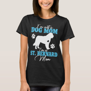 Camiseta Madre de San Bernardo para mamá de perro adorable