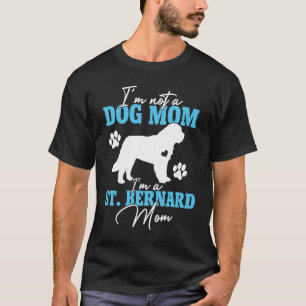 Camiseta Madre de San Bernardo para mamá de perro adorable