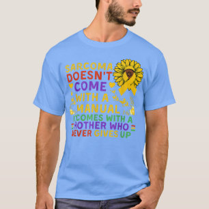 Camiseta Madre de sarcoma gracioso cita girasol con maripos