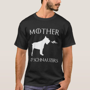Camiseta Madre De Schnauzers Novedad De Día de la Madre Inc