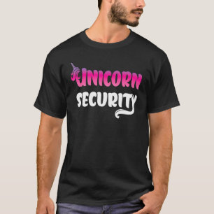 Camiseta Madre de seguridad de Unicorn Papá Padre Halloween