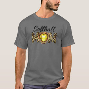 Camiseta Madre de Softball Leopard Beisbol Deportiva Amante