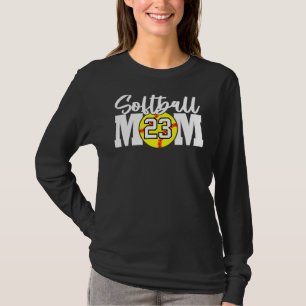 Camiseta Madre de Softball número 23