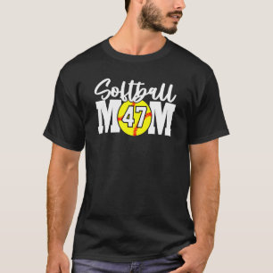 Camiseta Madre de Softball número 47