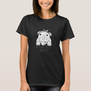 Camiseta Madre de Staffordshire Bullterrier Staffy