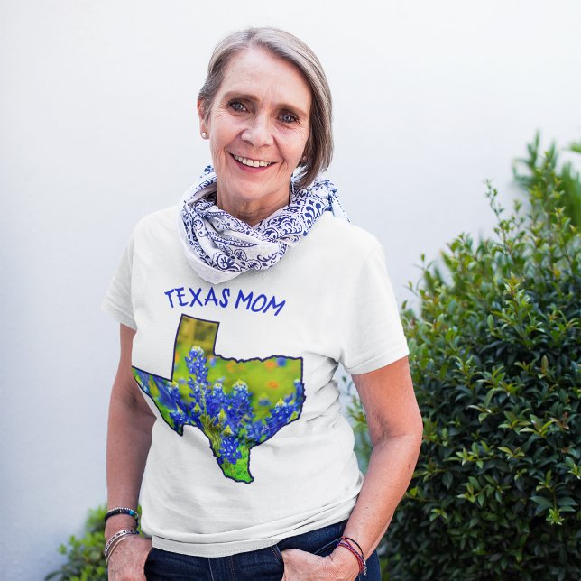 Camiseta Madre de Texas Bluebonnets Estado de Texas (Subido por el creador)