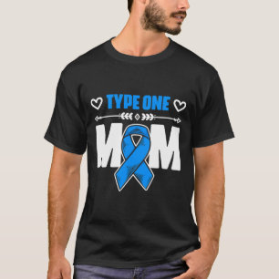 Camiseta Madre de tipo uno Diabetes Guerrero Diabetes Aw
