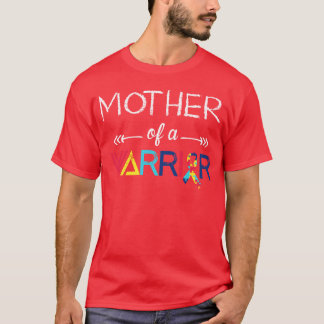 Camiseta Madre de un autismo guerrero graciosa