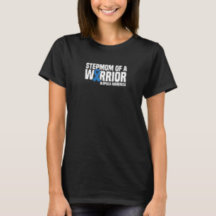 Camiseta Madre De Un Guerrero Cinta Azul Alopecia Awarenes
