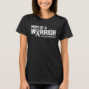 Camiseta Madre de un Guerrero Conciencia de Dislexia Apoyo