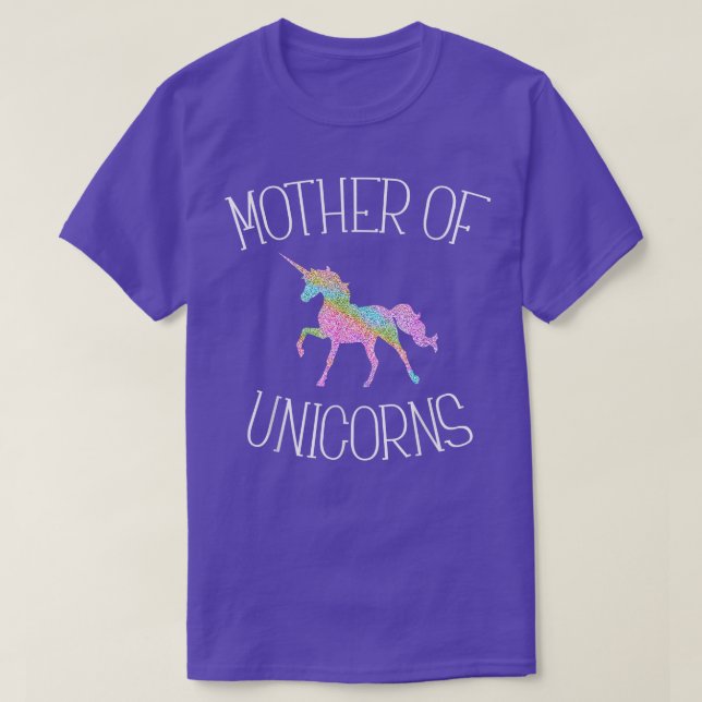 Camiseta Madre de Unicornios T  (Diseño del anverso)